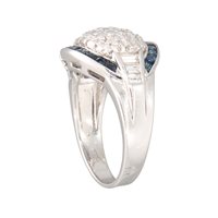  -  - Anello Soprana Donna ZAFFIRO in Oro Diamante 1.13 Ct 10013489 - 10013489